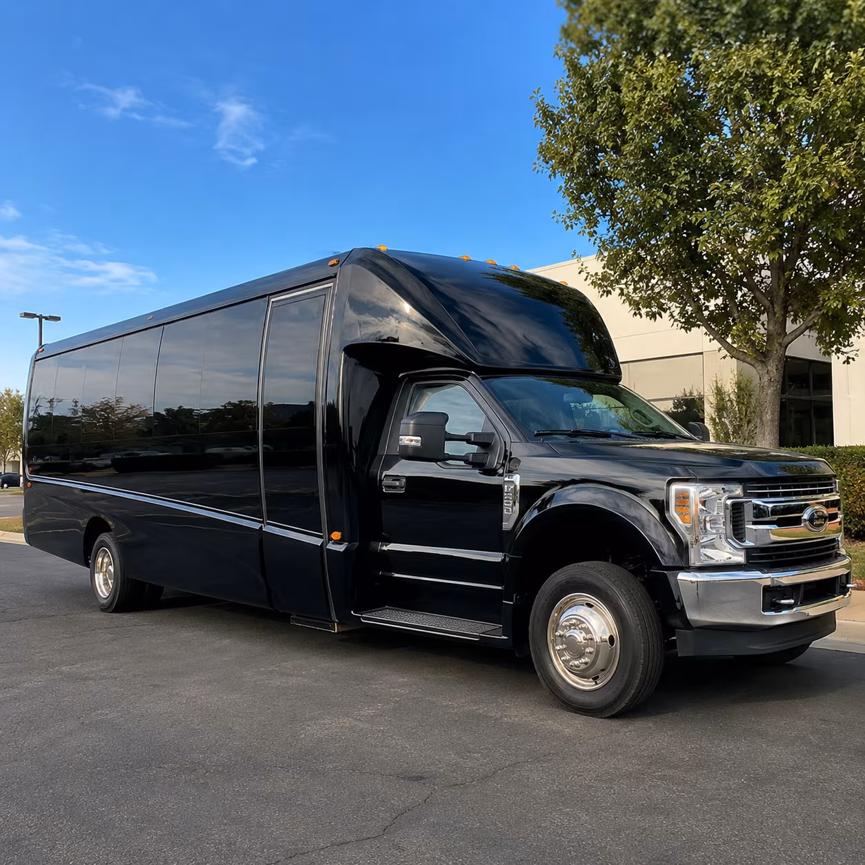 rent a bus in wellington for prom night pickup across equestrian club neighborhoods
