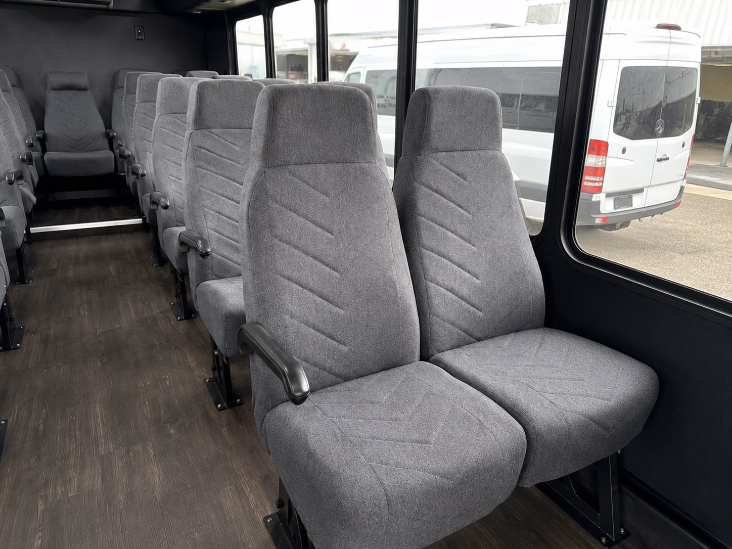 wellington 18 passenger minibus interior
