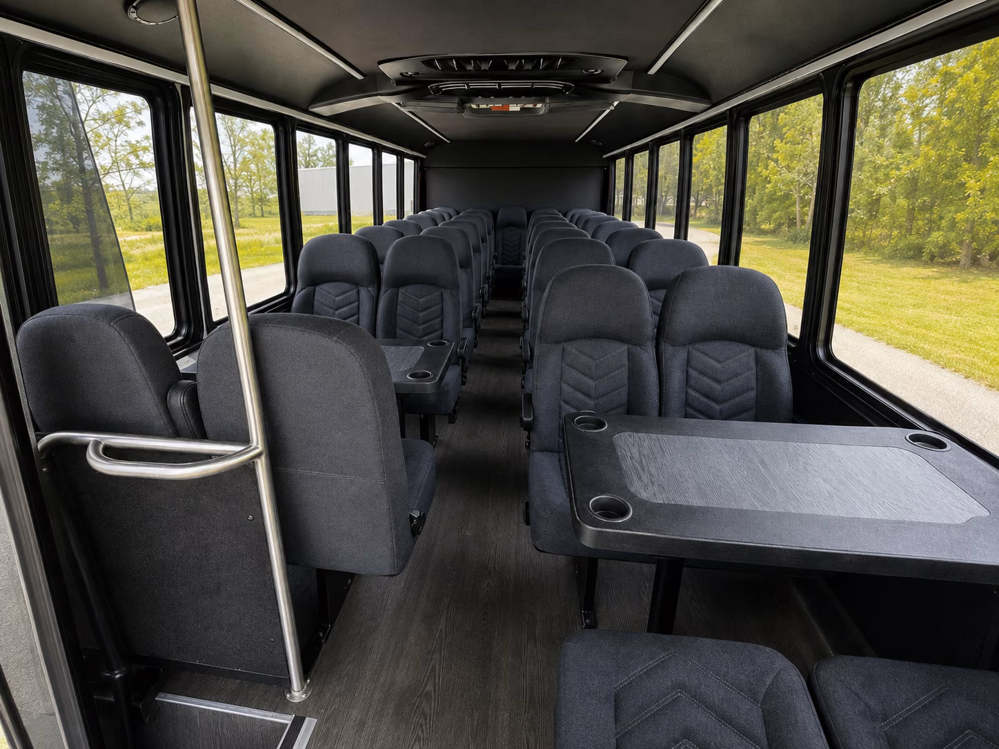 wellington 20 passenger minibus inside