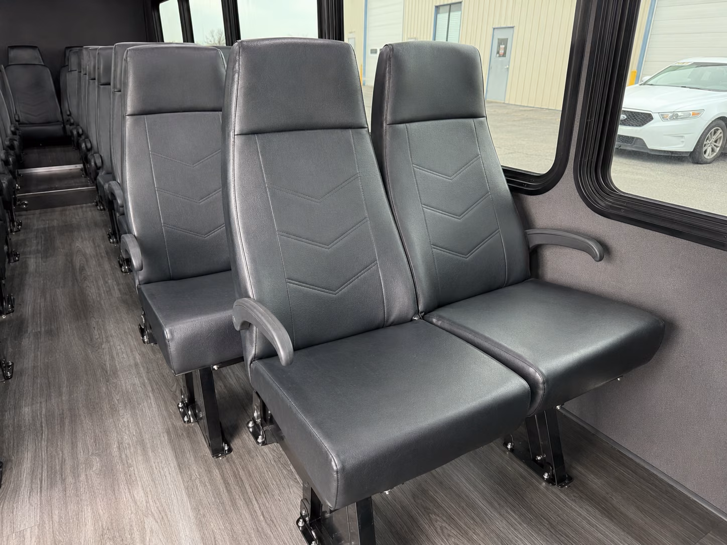 wellington 20 passenger minibus interior
