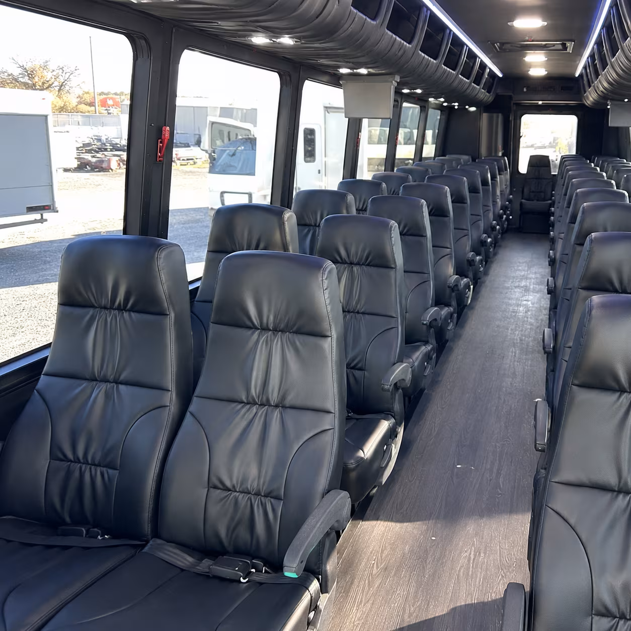 wellington 25 passenger minibus inside