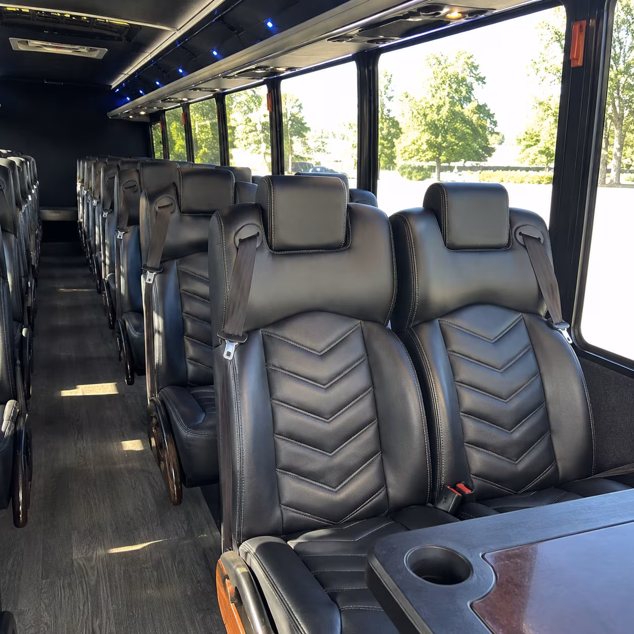 wellington 30 passenger minibus interior