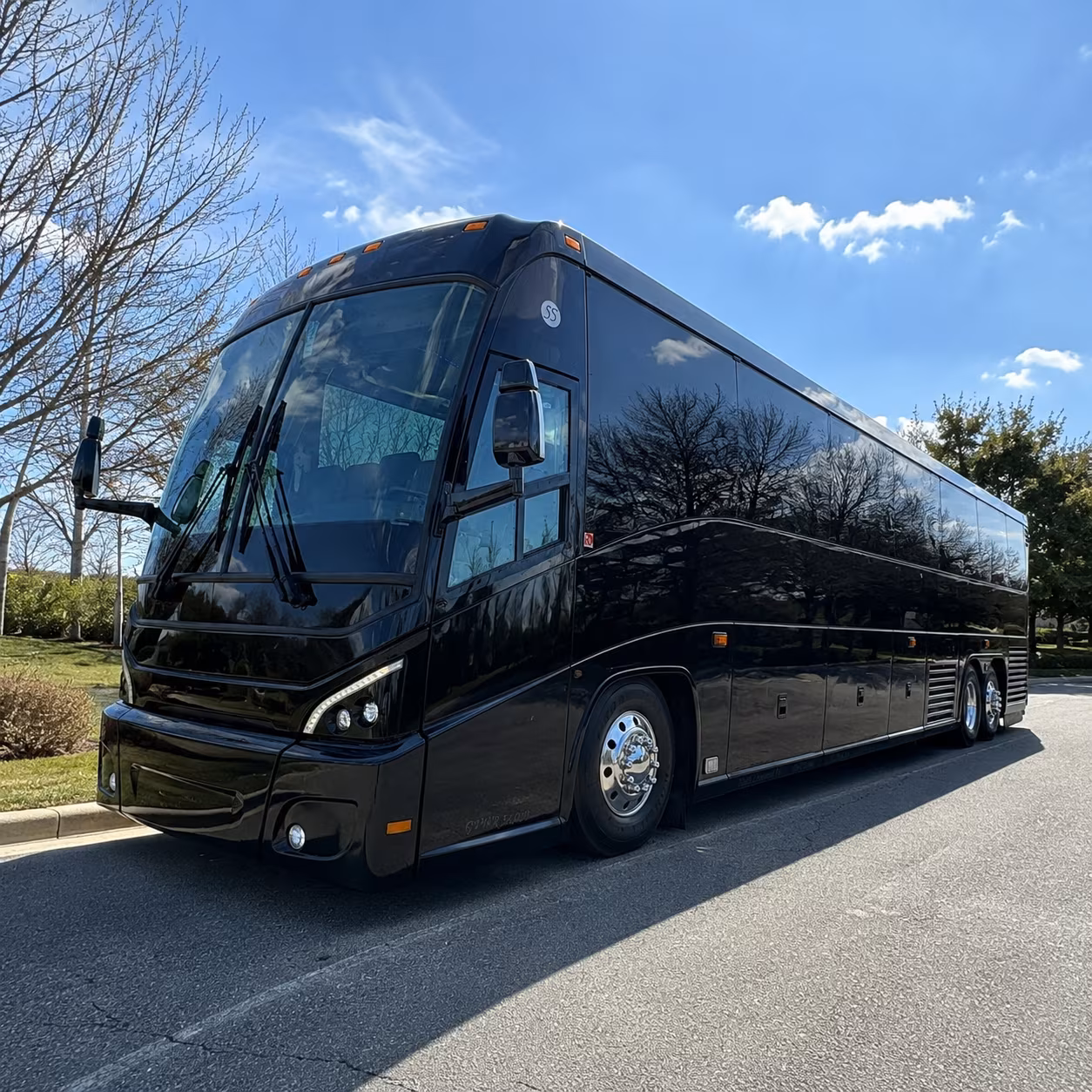 wellington 56 passenger charter bus