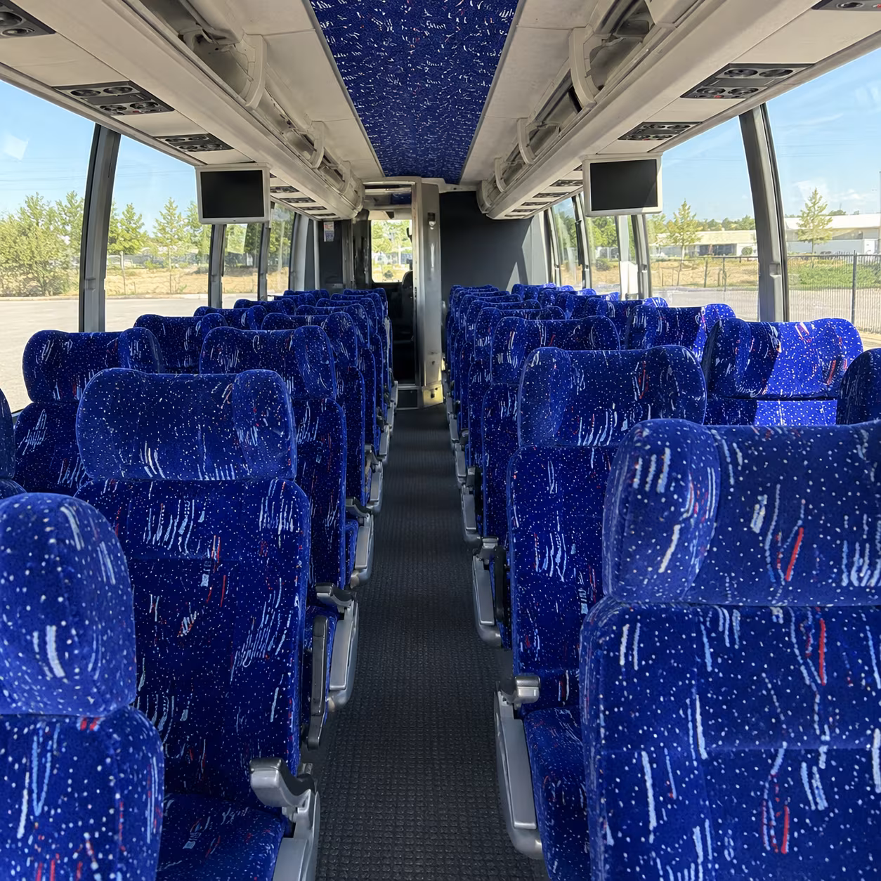 wellington charter bus inside