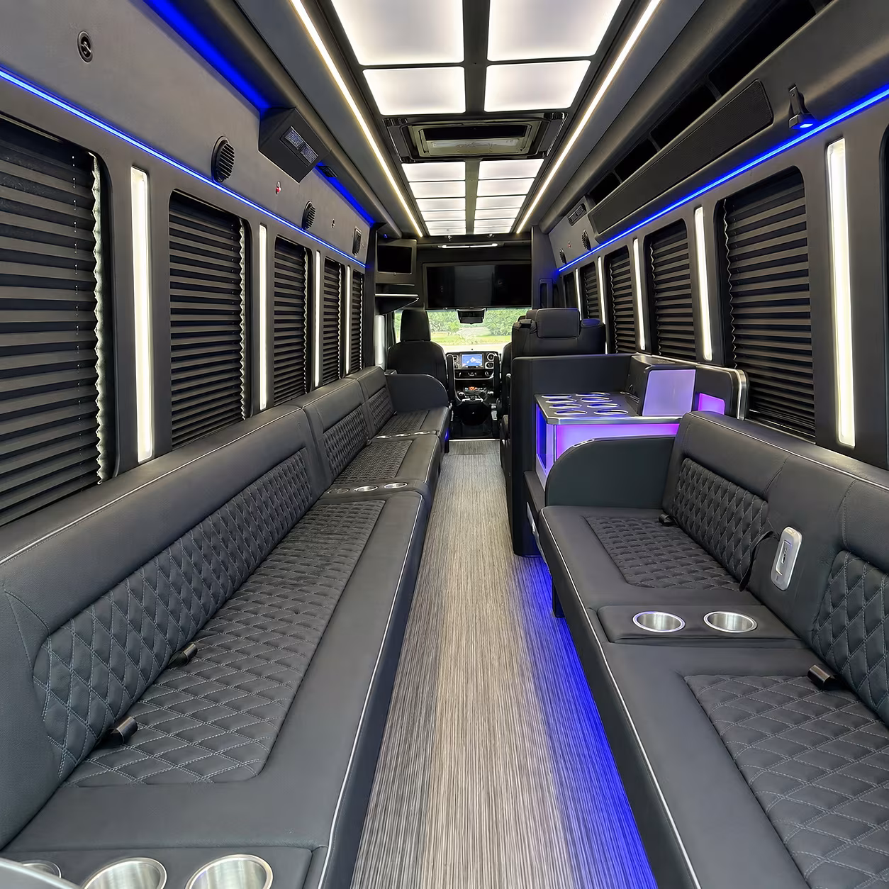 wellington party bus inside