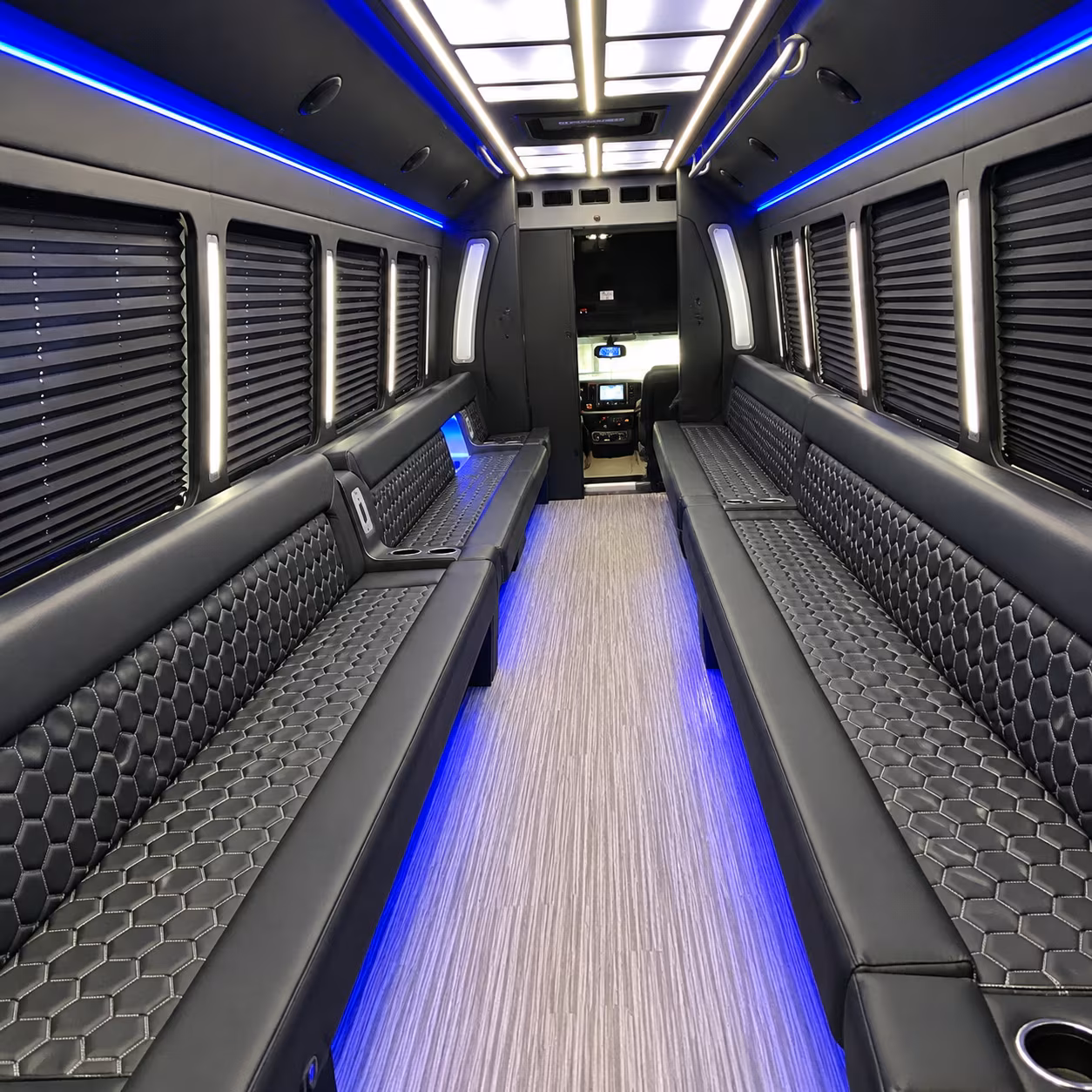 wellington party bus interior