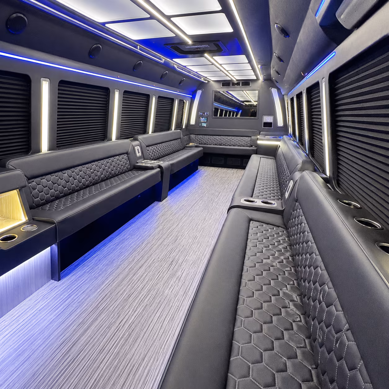 wellington party bus rentals inside