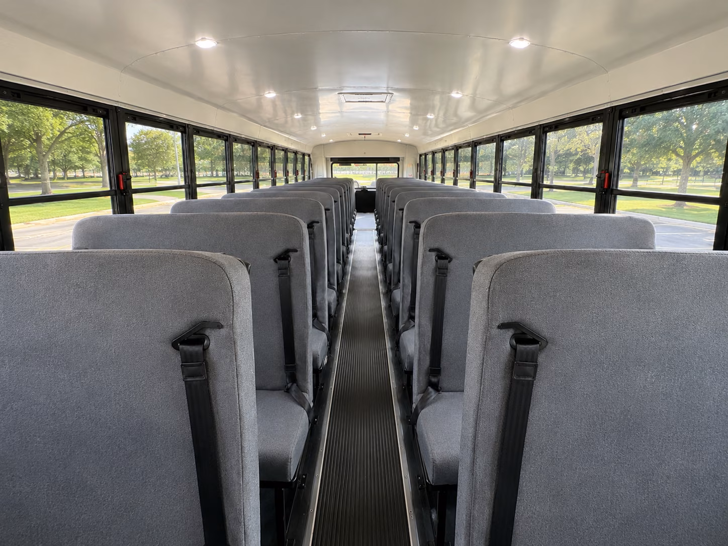wellington school bus inside